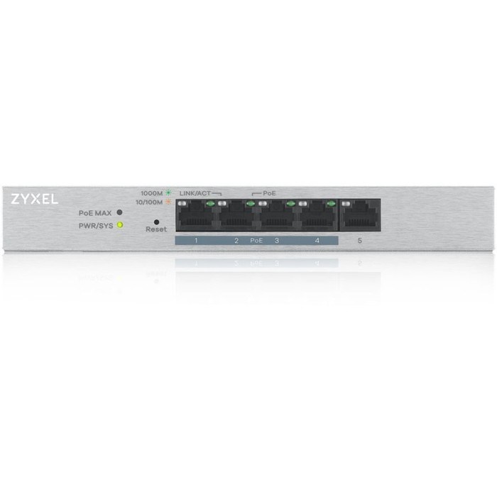 Коммутатор Zyxel GS1200-5HPV2-EU0101F, управляемый, 5х10/100/1000BASE-T - фото 51386537 Коммутатор Zyxel GS1200-5HPV2-EU0101F, управляемый, 5х10/100/1000BASE-T - фото 51386537