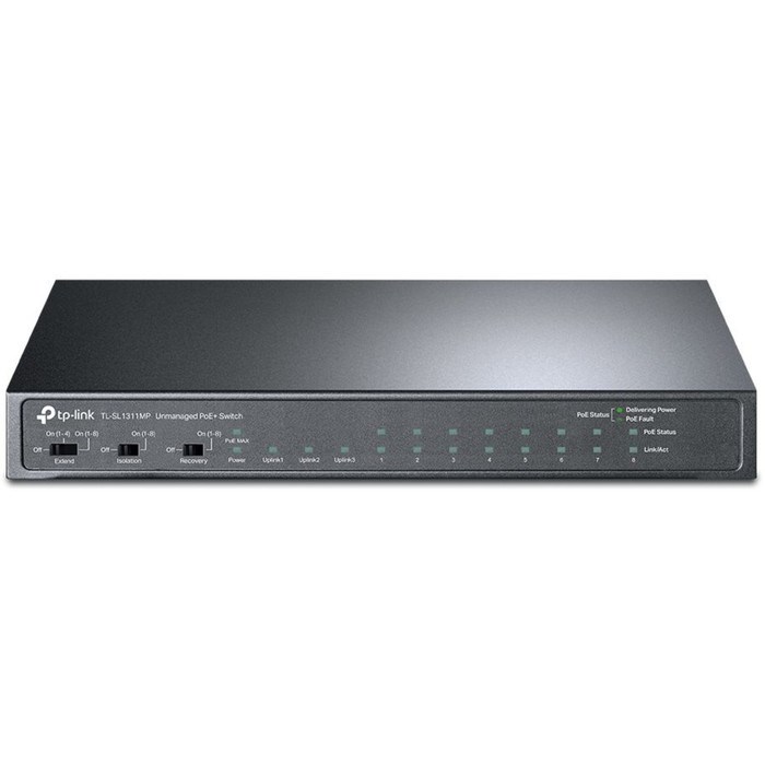 Коммутатор TP-Link TL-SL1311MP, неуправляемый, 8x10/100BASE-TX - фото 51386562 Коммутатор TP-Link TL-SL1311MP, неуправляемый, 8x10/100BASE-TX - фото 51386562
