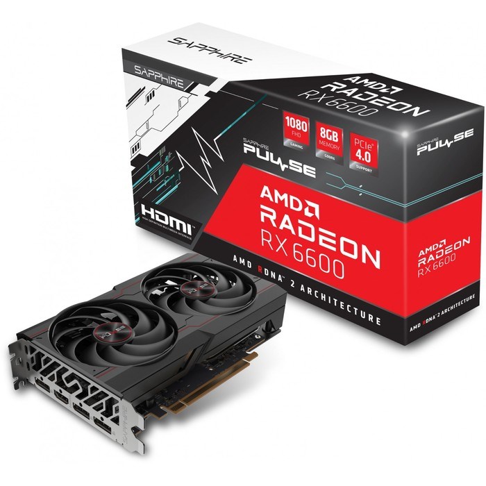 Видеокарта Sapphire 11310-01-20G, RX 6600 8 Гб, GDDR6, HDMI, DP - фото 51386681 Видеокарта Sapphire 11310-01-20G, RX 6600 8 Гб, GDDR6, HDMI, DP - фото 51386681