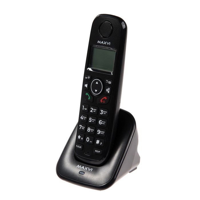 Радиотелефон DECT Maxvi GA-01, Caller ID, интерком, спикерофон, АОН, конференц-связь, черный - фото 51386683 Радиотелефон DECT Maxvi GA-01, Caller ID, интерком, спикерофон, АОН, конференц-связь, черный - фото 51386683