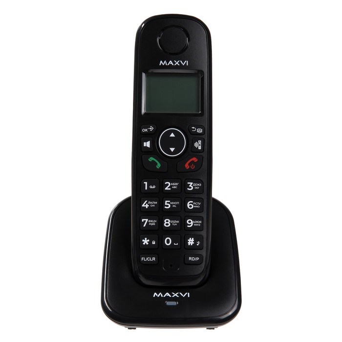Радиотелефон DECT Maxvi GA-01, Caller ID, интерком, спикерофон, АОН, конференц-связь, черный - фото 51386685 Радиотелефон DECT Maxvi GA-01, Caller ID, интерком, спикерофон, АОН, конференц-связь, черный - фото 51386685