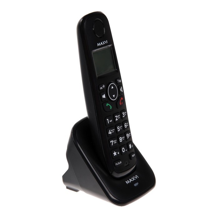 Радиотелефон DECT Maxvi GA-01, Caller ID, интерком, спикерофон, АОН, конференц-связь, черный - фото 51386686 Радиотелефон DECT Maxvi GA-01, Caller ID, интерком, спикерофон, АОН, конференц-связь, черный - фото 51386686