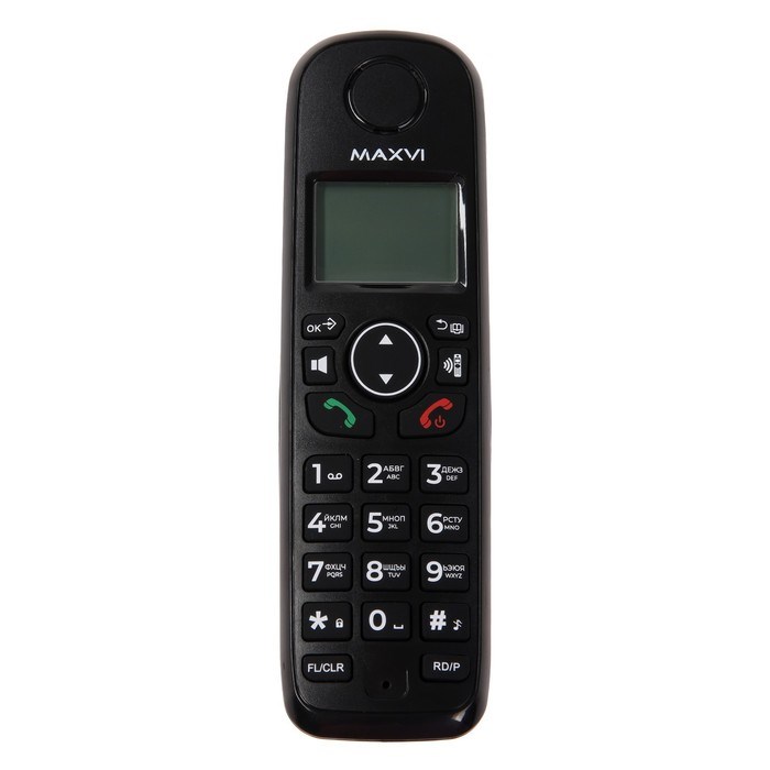 Радиотелефон DECT Maxvi GA-01, Caller ID, интерком, спикерофон, АОН, конференц-связь, черный - фото 51386689 Радиотелефон DECT Maxvi GA-01, Caller ID, интерком, спикерофон, АОН, конференц-связь, черный - фото 51386689