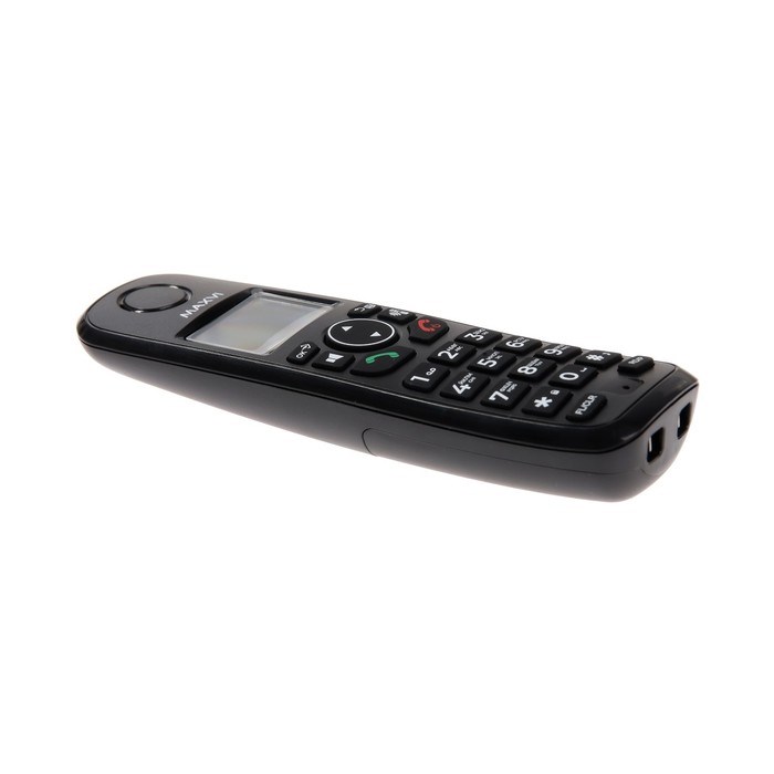Радиотелефон DECT Maxvi GA-01, Caller ID, интерком, спикерофон, АОН, конференц-связь, черный - фото 51386691 Радиотелефон DECT Maxvi GA-01, Caller ID, интерком, спикерофон, АОН, конференц-связь, черный - фото 51386691