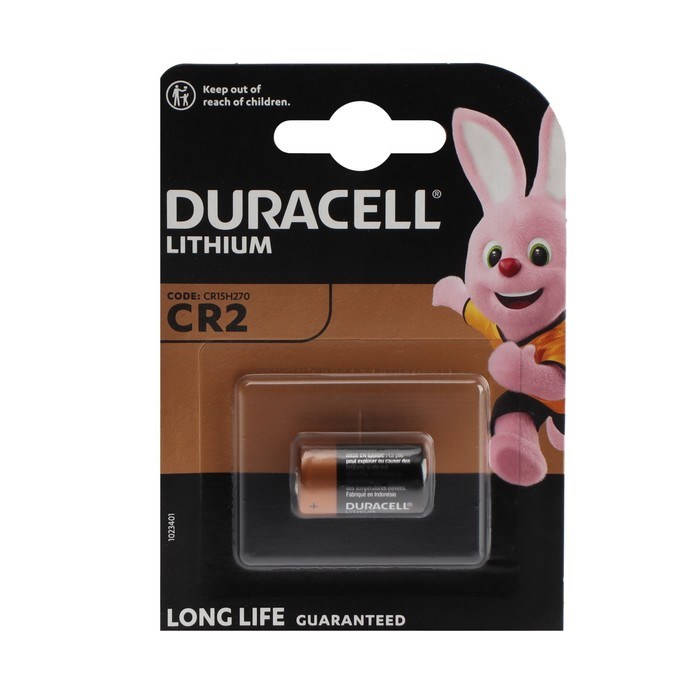 Батарейка литиевая Duracell, CR2 (DLCR2, ELCR2)-1BL, для фото, 3В, блистер, 1 шт. - фото 51387260 Батарейка литиевая Duracell, CR2 (DLCR2, ELCR2)-1BL, для фото, 3В, блистер, 1 шт. - фото 51387260
