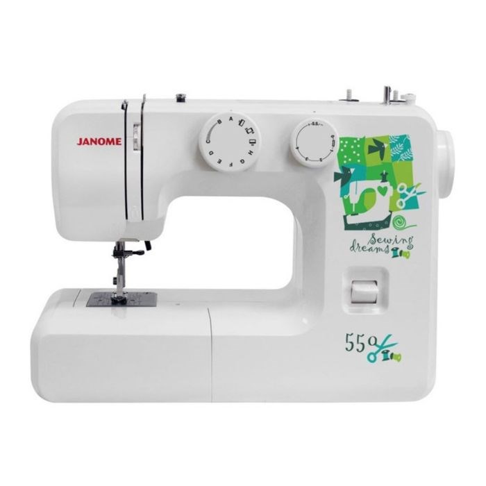Швейная машина Janome 550, 15 опер, обметочная, эластичная, потайная строчка, белый - фото 51387434 Швейная машина Janome 550, 15 опер, обметочная, эластичная, потайная строчка, белый - фото 51387434