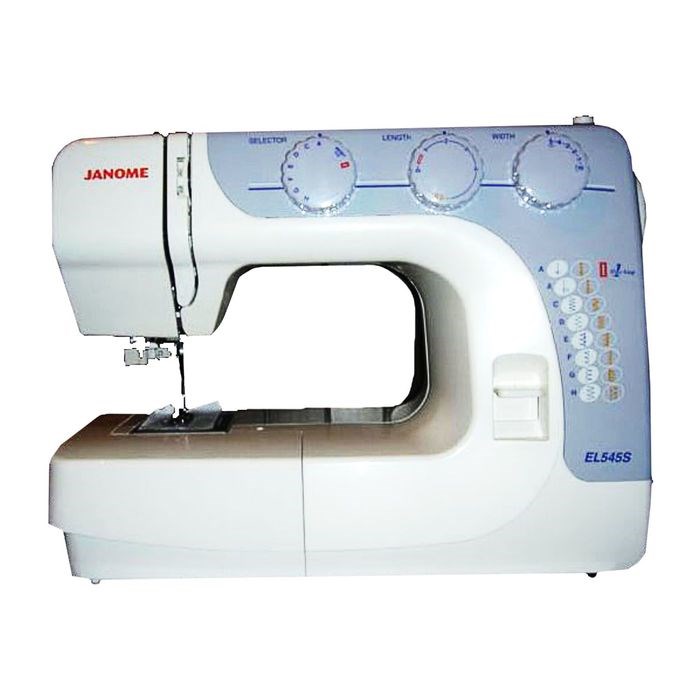 Швейная машина Janome EL545S, 85 Вт, 15 операций, автомат, бело-голубая - фото 51387437 Швейная машина Janome EL545S, 85 Вт, 15 операций, автомат, бело-голубая - фото 51387437