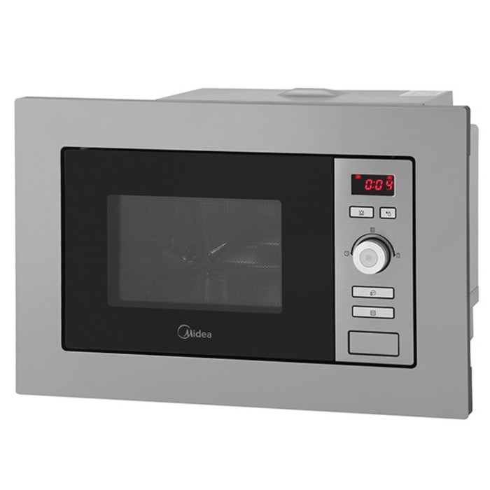 Встраиваемая микроволновая печь Midea AG820BJU-SS, 20 л, 5 уровней мощности, серебристый - фото 51388028 Встраиваемая микроволновая печь Midea AG820BJU-SS, 20 л, 5 уровней мощности, серебристый - фото 51388028