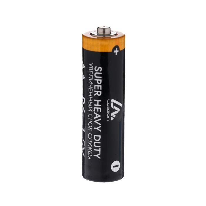Батарейка солевая Luazon Super Heavy Duty, АА, R6, блистер, 2 штуки - фото 51388176 Батарейка солевая Luazon Super Heavy Duty, АА, R6, блистер, 2 штуки - фото 51388176