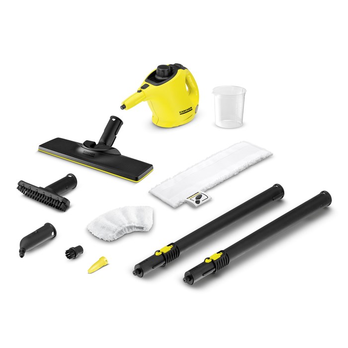 Пароочиститель Karcher SC 1 EasyFix, 1200 Вт, 20 м2, нагрев 3 мин, 0.2 л, + насадка для пола - фото 51388703 Пароочиститель Karcher SC 1 EasyFix, 1200 Вт, 20 м2, нагрев 3 мин, 0.2 л, + насадка для пола - фото 51388703