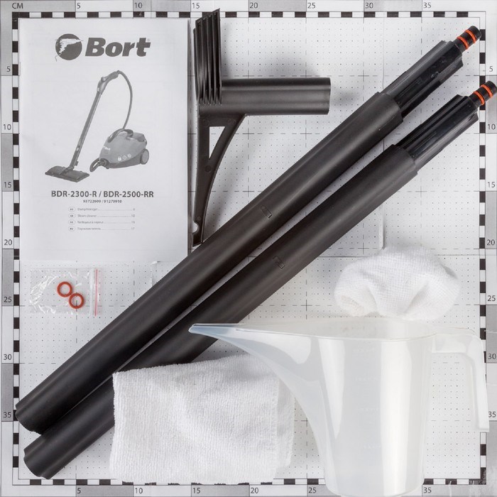 Пароочиститель микс Bort BDR-2300-R, 2100 Вт, 45 г/мин, нагрев 360 с, 1.5 л, белый - фото 51388799 Пароочиститель микс Bort BDR-2300-R, 2100 Вт, 45 г/мин, нагрев 360 с, 1.5 л, белый - фото 51388799