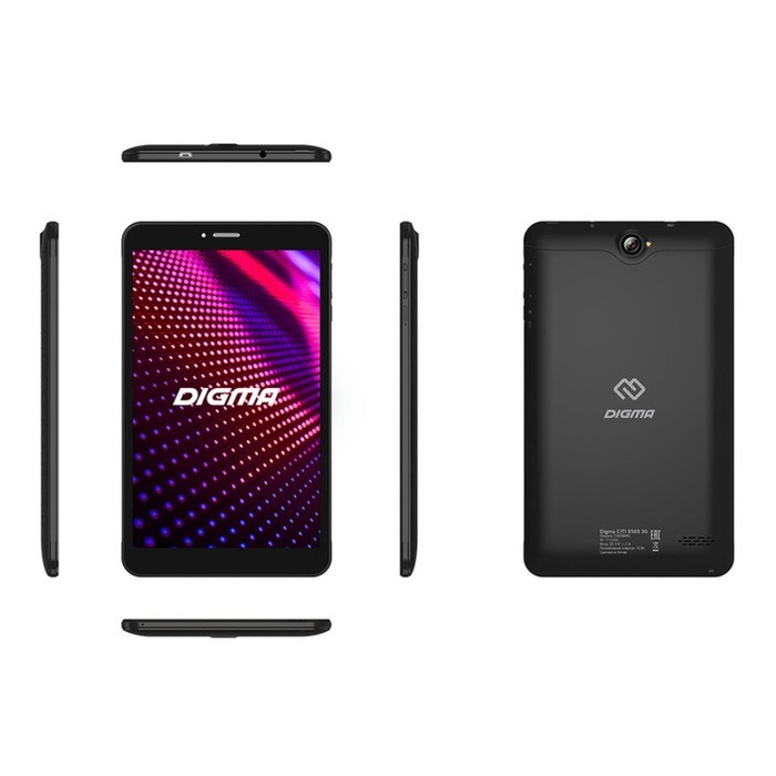 Планшет Digma CITI 8589 3G MTK8321 (1.3) 4с, RAM2Гб, ROM16Гб 8", черный - фото 51388879 Планшет Digma CITI 8589 3G MTK8321 (1.3) 4с, RAM2Гб, ROM16Гб 8", черный - фото 51388879