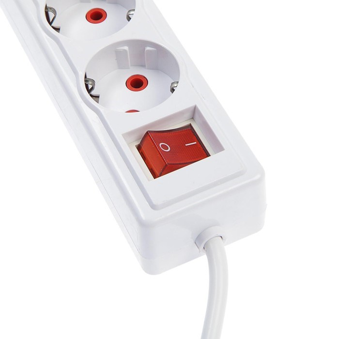 Удлинитель Luazon Lighting, 3 розетки, 5 м, 10 А, 2200 Вт, 2х0.75 мм2, 2хUSB, с выкл., Б - фото 51389054 Удлинитель Luazon Lighting, 3 розетки, 5 м, 10 А, 2200 Вт, 2х0.75 мм2, 2хUSB, с выкл., Б - фото 51389054