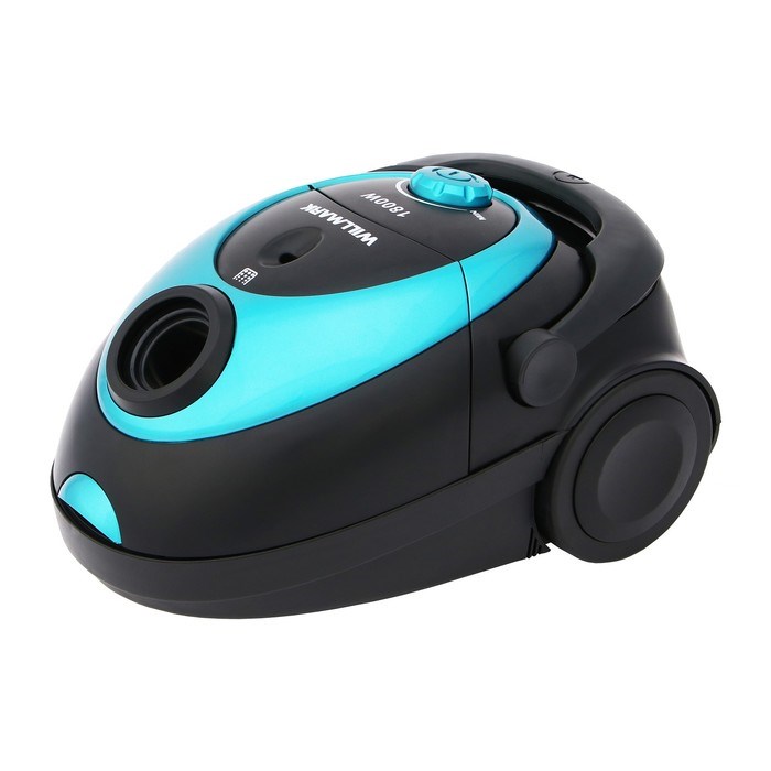 Пылесос WILLMARK VC-1842DB, 1800/350 Вт, чёрно-бирюзовый - фото 51389059 Пылесос WILLMARK VC-1842DB, 1800/350 Вт, чёрно-бирюзовый - фото 51389059