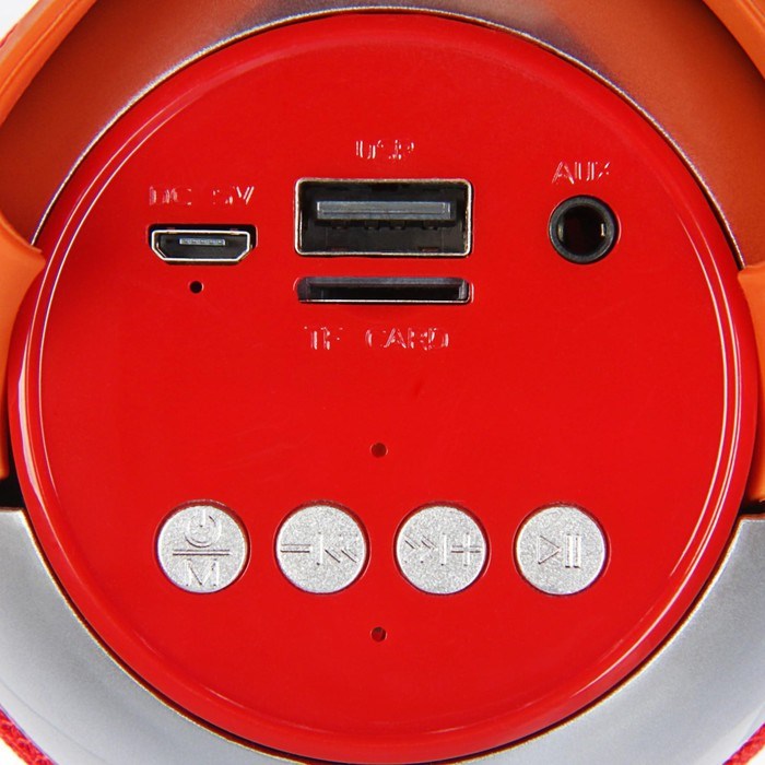 Портативная колонка Luazon LAB-54, 10 Вт, 1200 мАч, microSD, AUX, USB, красная - фото 51389143 Портативная колонка Luazon LAB-54, 10 Вт, 1200 мАч, microSD, AUX, USB, красная - фото 51389143
