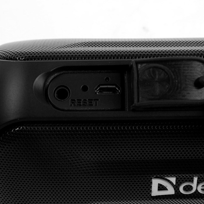 Портативная колонка Defender Enjoy S1000, 20 Вт, Bluetooth 4.2, 2000 мАч, подсветка, чёрная - фото 51389319 Портативная колонка Defender Enjoy S1000, 20 Вт, Bluetooth 4.2, 2000 мАч, подсветка, чёрная - фото 51389319