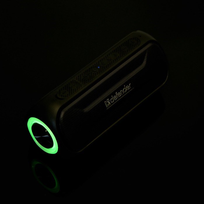 Портативная колонка Defender Enjoy S1000, 20 Вт, Bluetooth 4.2, 2000 мАч, подсветка, чёрная - фото 51389324 Портативная колонка Defender Enjoy S1000, 20 Вт, Bluetooth 4.2, 2000 мАч, подсветка, чёрная - фото 51389324