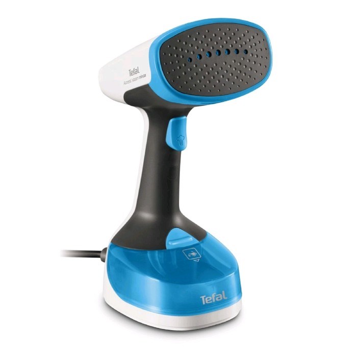 Отпариватель Tefal DT7000E0, ручной, 1000-1200 Вт, 17 г/мин, 150 мл, шнур 2 м, чёрно-синий - фото 51389348 Отпариватель Tefal DT7000E0, ручной, 1000-1200 Вт, 17 г/мин, 150 мл, шнур 2 м, чёрно-синий - фото 51389348