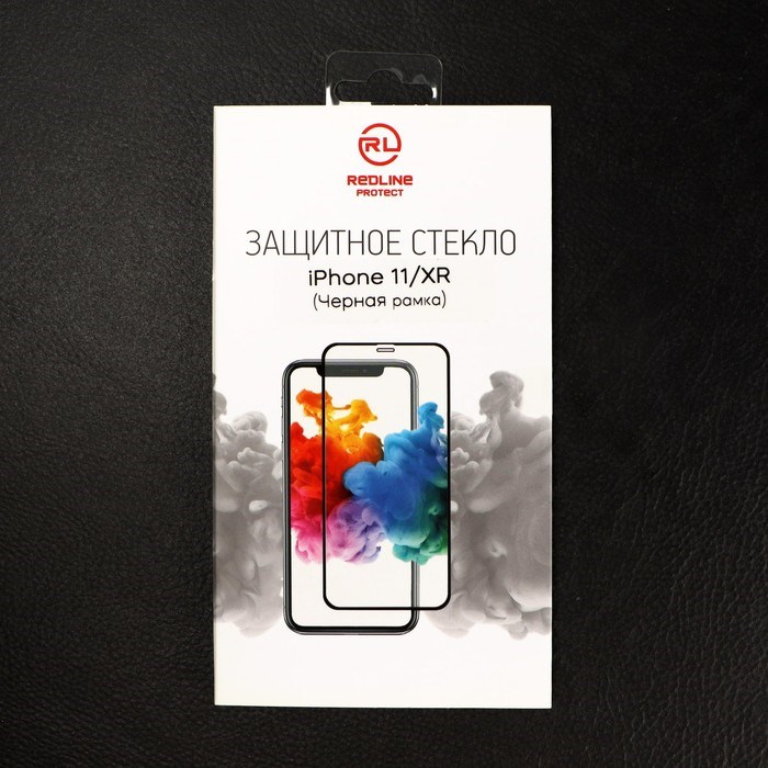 Защитное стекло Red Line для iPhone 11/XR, Full Screen, полный клей, черное - фото 51389592 Защитное стекло Red Line для iPhone 11/XR, Full Screen, полный клей, черное - фото 51389592