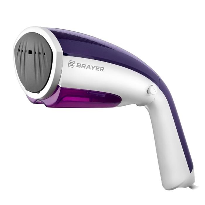 Отпариватель BRAYER BR4121, ручной, 1200 Вт, 900 мл, 16 г/мин, шнур 1 м, бело-фиолетовый - фото 51389882 Отпариватель BRAYER BR4121, ручной, 1200 Вт, 900 мл, 16 г/мин, шнур 1 м, бело-фиолетовый - фото 51389882