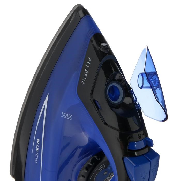 Утюг Centek CT-2360, 1800 Вт, антипригарная подошва, 200 мл, чёрно-синий - фото 51389916 Утюг Centek CT-2360, 1800 Вт, антипригарная подошва, 200 мл, чёрно-синий - фото 51389916