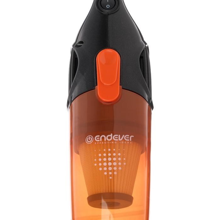 Пылесос Endever SkyClean VC-277, вертикальный, 700 Вт, 1.2 л, темно-серый/оранжевый - фото 51389981 Пылесос Endever SkyClean VC-277, вертикальный, 700 Вт, 1.2 л, темно-серый/оранжевый - фото 51389981