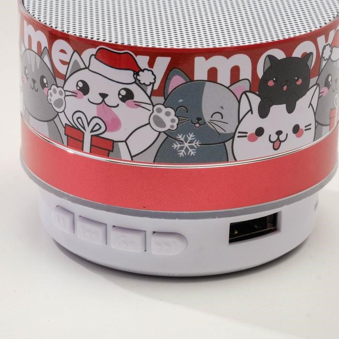 Портативная колонка «Котята», Bluetooth, USB, 6,9 х 6,9 х 5,2 - фото 51390036 Портативная колонка «Котята», Bluetooth, USB, 6,9 х 6,9 х 5,2 - фото 51390036