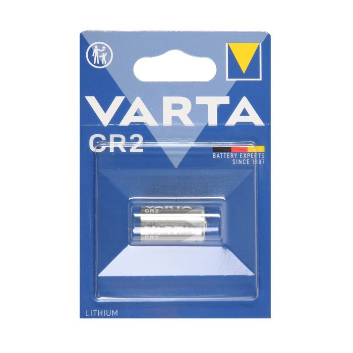 Батарейка литиевая Varta, CR2-1BL, 3В, блистер, 1 шт. - фото 51390128 Батарейка литиевая Varta, CR2-1BL, 3В, блистер, 1 шт. - фото 51390128