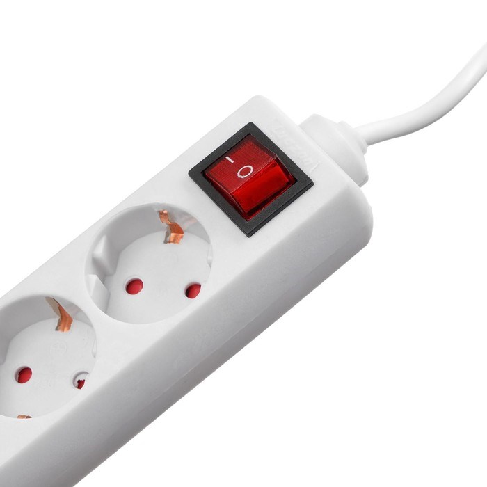 Удлинитель Luazon Lighting, 4 розетки, 10 м, 10 А, 1300 Вт, 3х0.75 мм2, с з/к, с выкл., Б - фото 51390327 Удлинитель Luazon Lighting, 4 розетки, 10 м, 10 А, 1300 Вт, 3х0.75 мм2, с з/к, с выкл., Б - фото 51390327