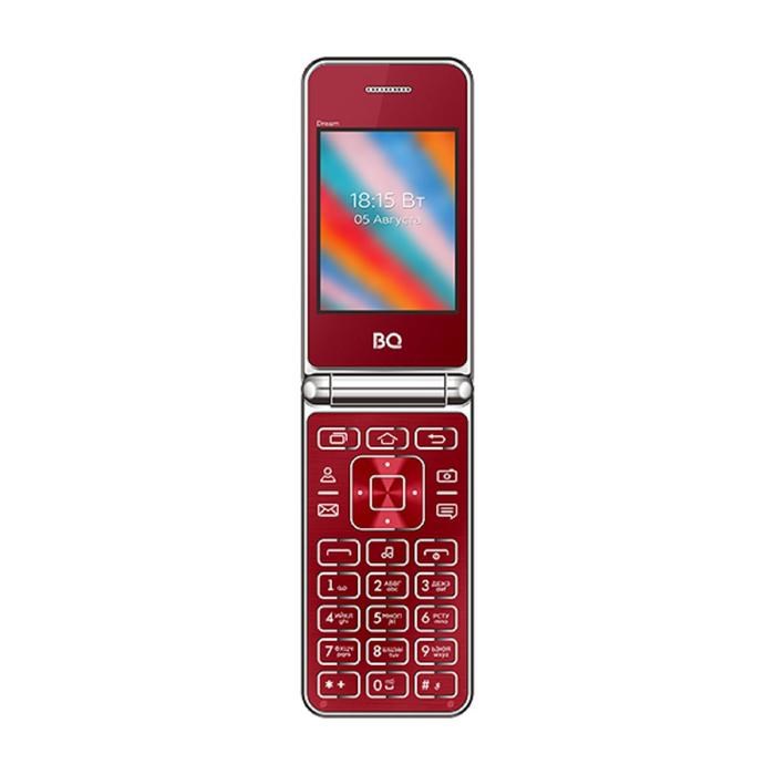 Сотовый телефон BQ M-2445 Dream, 2.4", 2 sim, 32Мб, microSD, 800 мАч, красный - фото 51390690 Сотовый телефон BQ M-2445 Dream, 2.4", 2 sim, 32Мб, microSD, 800 мАч, красный - фото 51390690