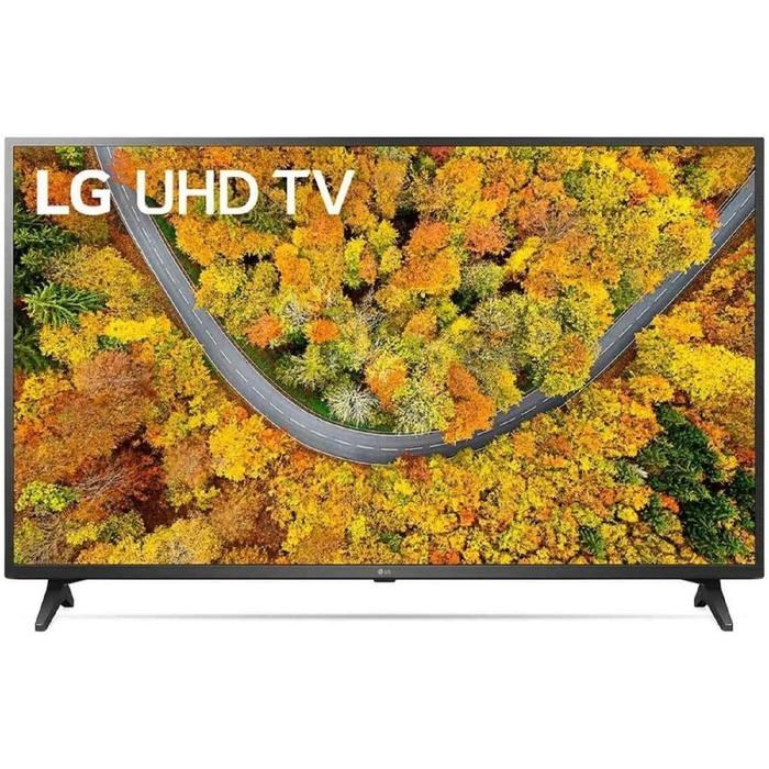 Телевизор LG 43UP75006LF, 43", 3840x2160, DVB-T2/C/S2, 2xHDMI, 1xUSB, SmartTV, чёрный - фото 51390811 Телевизор LG 43UP75006LF, 43", 3840x2160, DVB-T2/C/S2, 2xHDMI, 1xUSB, SmartTV, чёрный - фото 51390811