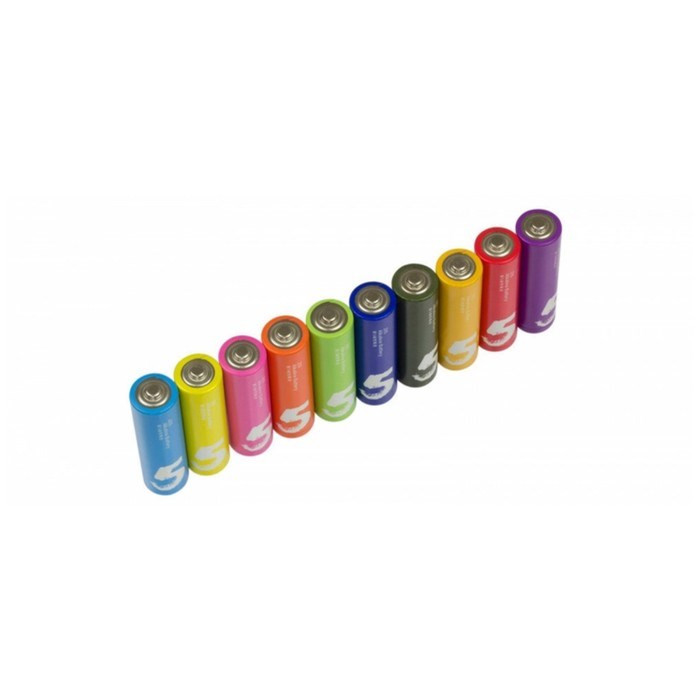 Батарейка алкалиновая Xiaomi ZMI Rainbow Zi5, AA, LR6-10BOX, 1.5 В, 10 шт. - фото 51391124 Батарейка алкалиновая Xiaomi ZMI Rainbow Zi5, AA, LR6-10BOX, 1.5 В, 10 шт. - фото 51391124