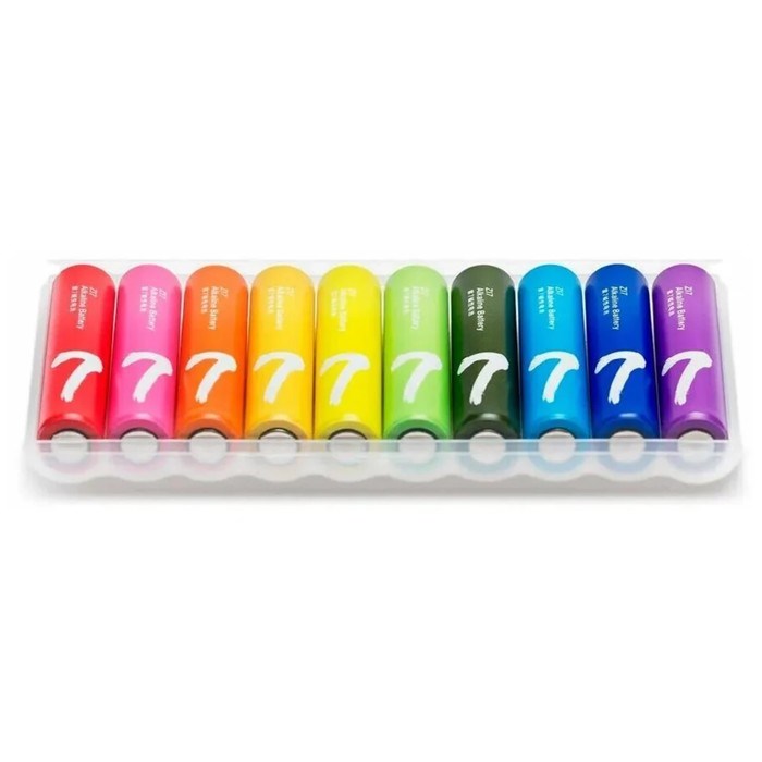 Батарейка алкалиновая Xiaomi ZMI Rainbow Zi7, AАA, LR03-10BOX, 1.5 В, 10 шт. - фото 51391128 Батарейка алкалиновая Xiaomi ZMI Rainbow Zi7, AАA, LR03-10BOX, 1.5 В, 10 шт. - фото 51391128
