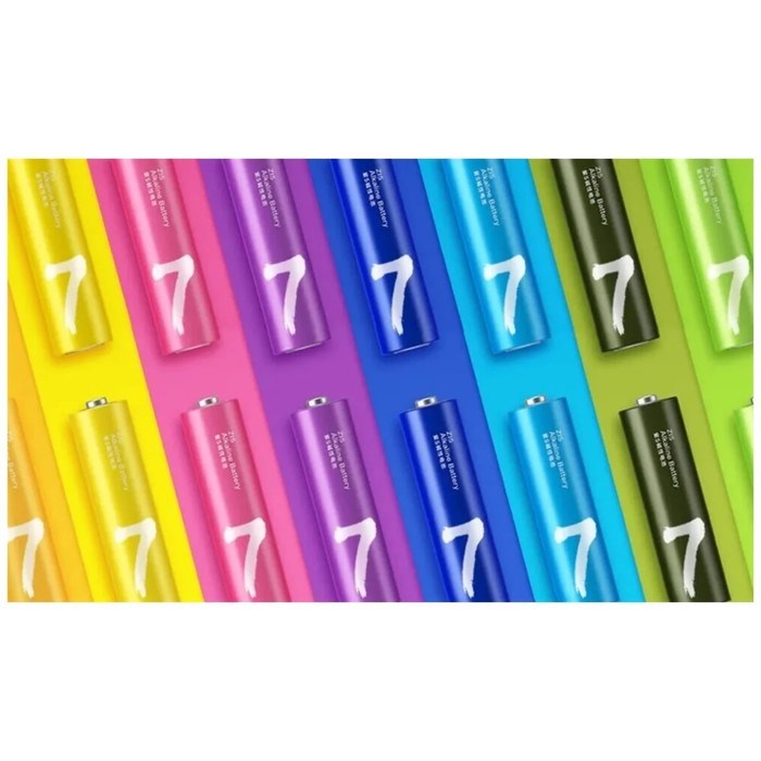 Батарейка алкалиновая Xiaomi ZMI Rainbow Zi7, AАA, LR03-10BOX, 1.5 В, 10 шт. - фото 51391129 Батарейка алкалиновая Xiaomi ZMI Rainbow Zi7, AАA, LR03-10BOX, 1.5 В, 10 шт. - фото 51391129