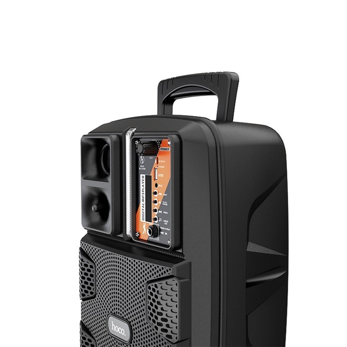 Портативная колонка Hoco BS37, 10 Вт, 1800 мАч, BT 5.0, microSD, USB, AUX, FM, микрофон, черная - фото 51391197 Портативная колонка Hoco BS37, 10 Вт, 1800 мАч, BT 5.0, microSD, USB, AUX, FM, микрофон, черная - фото 51391197