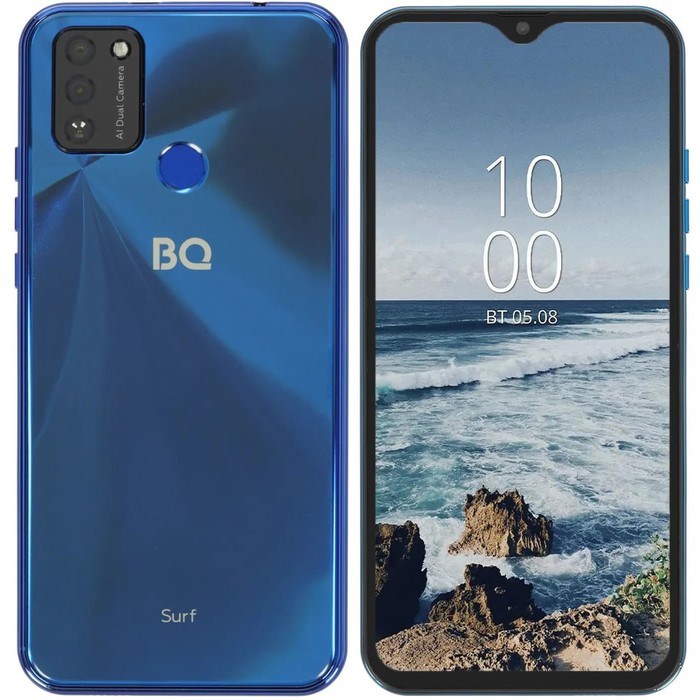 Смартфон BQ 6631G Surf, 6.53", IPS, 2 sim, 2Гб, 16Гб, 8 Мп, microSD, 3000 мАч, синий - фото 51391446 Смартфон BQ 6631G Surf, 6.53", IPS, 2 sim, 2Гб, 16Гб, 8 Мп, microSD, 3000 мАч, синий - фото 51391446