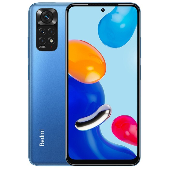 Смартфон Xiaomi Redmi Note 11 NFC, 6.43'', Amoled, 4Гб, 64Гб, 50Мп, 13Мп, 5000 мАч, синий - фото 51391464 Смартфон Xiaomi Redmi Note 11 NFC, 6.43'', Amoled, 4Гб, 64Гб, 50Мп, 13Мп, 5000 мАч, синий - фото 51391464