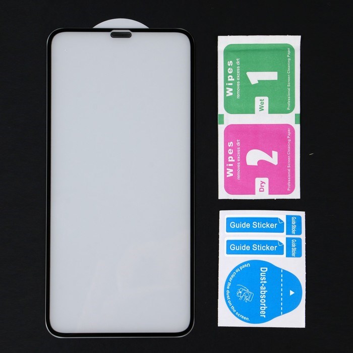 Защитное стекло 9D LuazON для iPhone XS Max/11 Pro Max 6.5 дюйма, 9H, сетка на динамике - фото 51391552 Защитное стекло 9D LuazON для iPhone XS Max/11 Pro Max 6.5 дюйма, 9H, сетка на динамике - фото 51391552