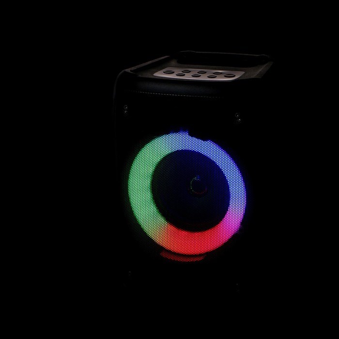Портативная колонка Perfeo DISCO RING 4, 10 Вт, BT 5.0, AUX, FM, MP3, microSD, USB, черная - фото 51391670 Портативная колонка Perfeo DISCO RING 4, 10 Вт, BT 5.0, AUX, FM, MP3, microSD, USB, черная - фото 51391670