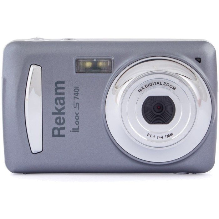 Фотоаппарат Rekam iLook S740i, 16 Мп, 2.4", 720р, SD, MMC, чёрный - фото 51391896 Фотоаппарат Rekam iLook S740i, 16 Мп, 2.4", 720р, SD, MMC, чёрный - фото 51391896