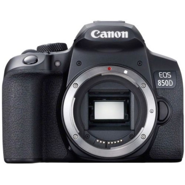 Зеркальный Фотоаппарат Canon EOS 850D, 24.1 Мп, 3", 3840р, SD, (без объектива), чёрный - фото 51391920 Зеркальный Фотоаппарат Canon EOS 850D, 24.1 Мп, 3", 3840р, SD, (без объектива), чёрный - фото 51391920