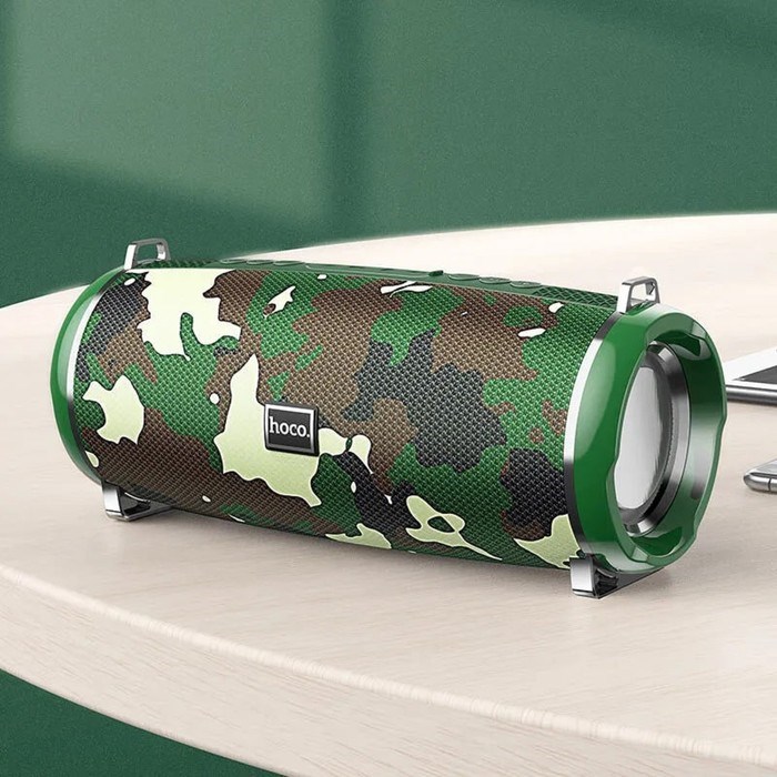 Портативная колонка Hoco HC2, 10 Вт, 2400 мАч, BT5.0, microSD, USB, AUX, FM-радио, хаки - фото 51392253 Портативная колонка Hoco HC2, 10 Вт, 2400 мАч, BT5.0, microSD, USB, AUX, FM-радио, хаки - фото 51392253