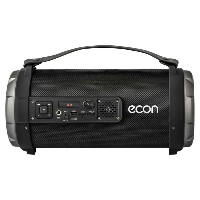 Портативная аудиосистема Econ EPS-150 с подсветкой, 4+10Вт, Bluetooth, USB, цвет чёрный - фото 51392403 Портативная аудиосистема Econ EPS-150 с подсветкой, 4+10Вт, Bluetooth, USB, цвет чёрный - фото 51392403