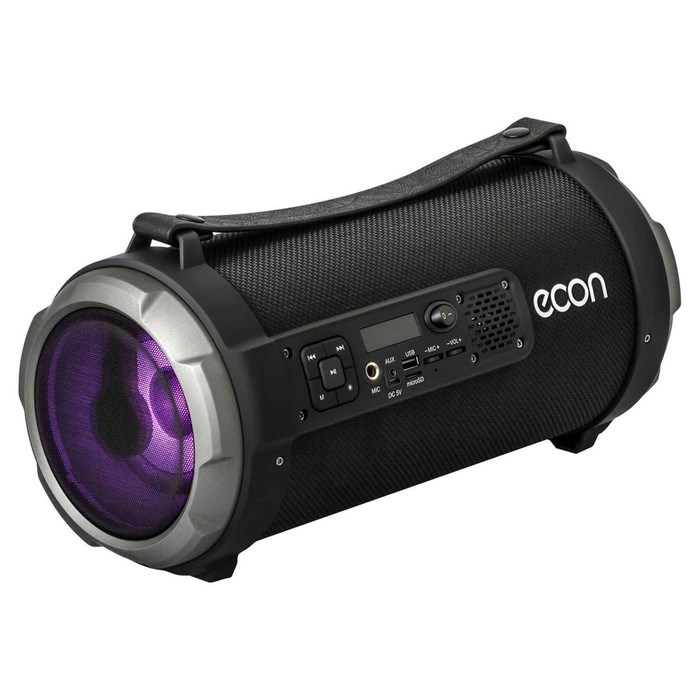 Портативная аудиосистема Econ EPS-150 с подсветкой, 4+10Вт, Bluetooth, USB, цвет чёрный - фото 51392413 Портативная аудиосистема Econ EPS-150 с подсветкой, 4+10Вт, Bluetooth, USB, цвет чёрный - фото 51392413