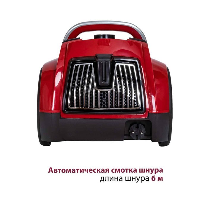 Пылесос Pioneer VC350C, циклонный, 2100Вт, 2,5 л, цвет красный - фото 51392591 Пылесос Pioneer VC350C, циклонный, 2100Вт, 2,5 л, цвет красный - фото 51392591