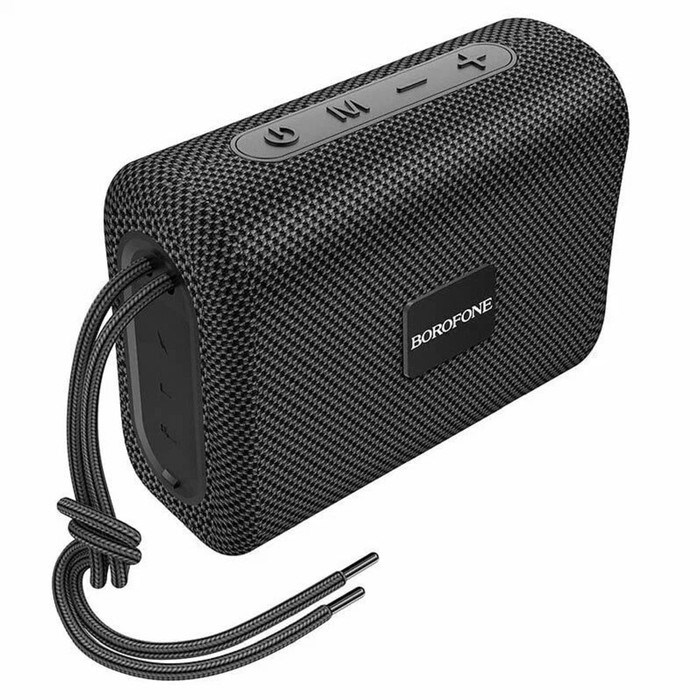 Портативная колонка Borofone BR18 Encourage, 5 Вт, BT5.1, FM, microSD, USB, 500 мАч, чёрная - фото 51392704 Портативная колонка Borofone BR18 Encourage, 5 Вт, BT5.1, FM, microSD, USB, 500 мАч, чёрная - фото 51392704