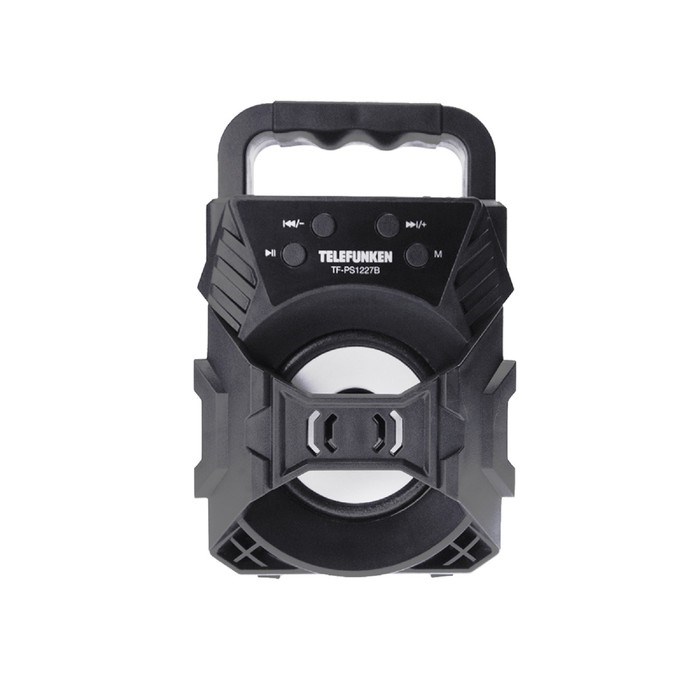 Портативная колонка Telefunken TF-PS1227B, 8Вт, 800мАч, FM, BT 5.0, microSD, USB, подсветка - фото 51392797 Портативная колонка Telefunken TF-PS1227B, 8Вт, 800мАч, FM, BT 5.0, microSD, USB, подсветка - фото 51392797