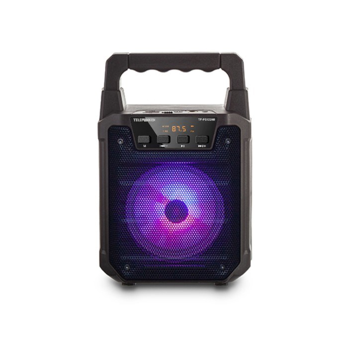 Портативная колонка Telefunken TF-PS1229B, 8Вт, 1200мАч, FM, BT 5.0, microSD, USB, подсветка - фото 51392801 Портативная колонка Telefunken TF-PS1229B, 8Вт, 1200мАч, FM, BT 5.0, microSD, USB, подсветка - фото 51392801