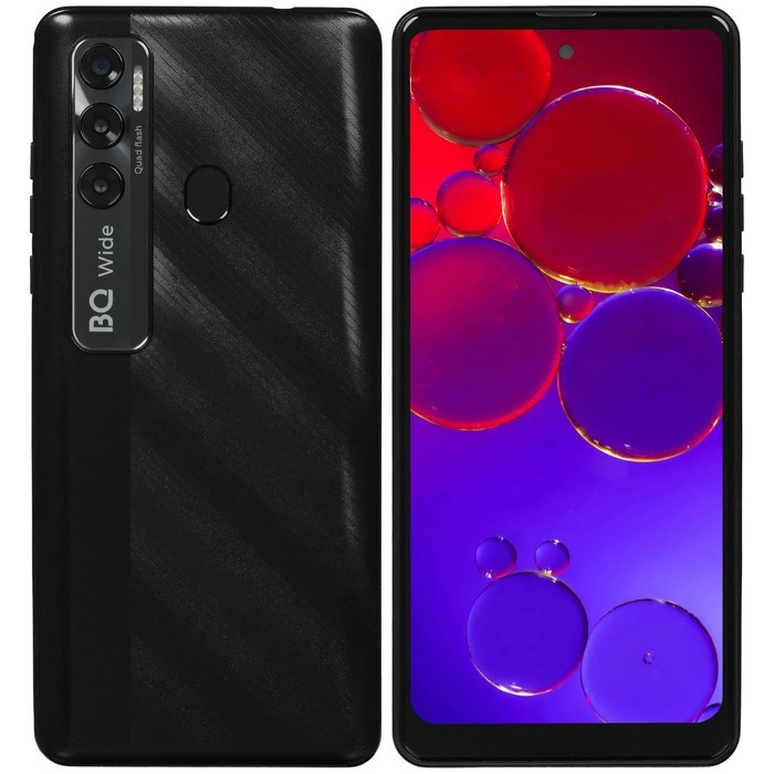 Смартфон BQ S-6868L Wide LTE, 6.8", IPS, 2 sim, 3Гб, 32Гб, 13Мп, microSD, 4000мАч, черный - фото 51392966 Смартфон BQ S-6868L Wide LTE, 6.8", IPS, 2 sim, 3Гб, 32Гб, 13Мп, microSD, 4000мАч, черный - фото 51392966