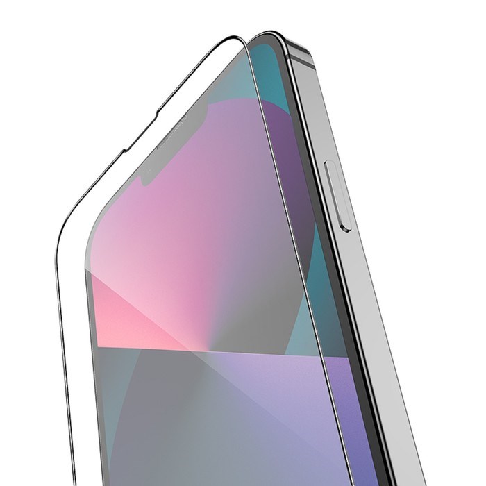 Защитное стекло Hoco A27, для iPhone 13/13 Pro, анти отпечатки, анти царапины, черная рамка - фото 51393018 Защитное стекло Hoco A27, для iPhone 13/13 Pro, анти отпечатки, анти царапины, черная рамка - фото 51393018
